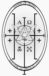 H A HANDS OF TRUTH EGO SUM VIA VERITAS ET VITA AM logo
