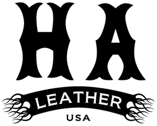 H A LEATHER USA logo