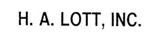 H. A. LOTT, INC. logo