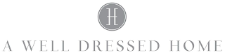 H A WELL DRESSED HOME logo