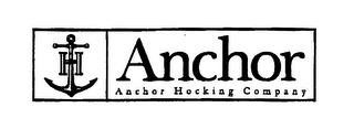 H ANCHOR ANCHOR HOCKING COMPANY logo