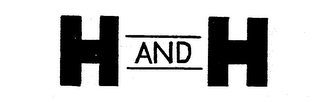 H AND H logo