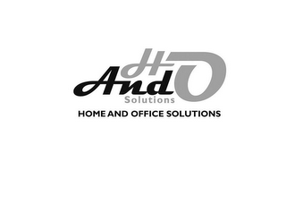 H AND O SOLUTIONS HOME AND OFFICE SOLUTIONS logo