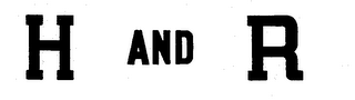 H AND R logo