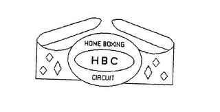 H B C HOME BOXING CIRCUIT logo