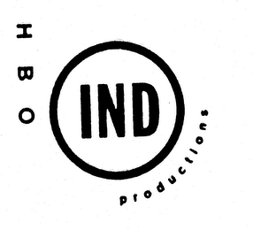 H B O IND PRODUCTIONS logo
