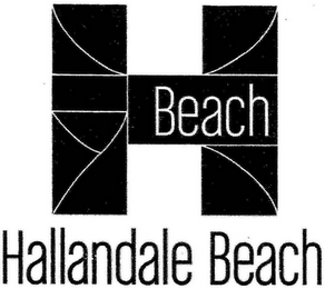 H BEACH HALLANDALE BEACH logo