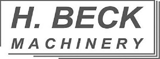 H. BECK MACHINERY logo