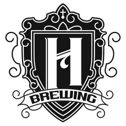 H BREWING logo