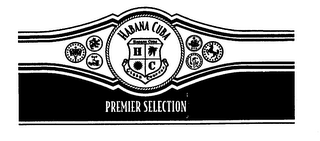 H C HABANA CUBA CIGAR COMPANY PREMIER SELECTION logo