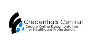 H CREDENTIALS CENTRAL SECURE ONLINE DOCUMENTATION FOR HEALTHCARE PROFESSIONALS logo