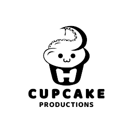 H CUPCAKE PRODUCTIONS logo
