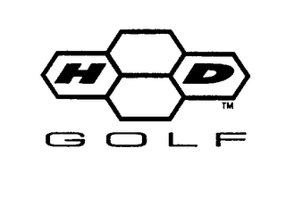 H D GOLF logo