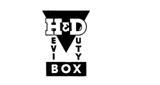 H & D HEVI DUTY BOX logo