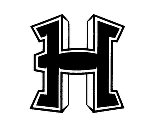 H E logo