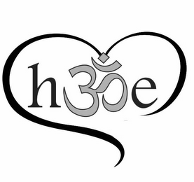 H E logo