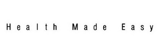 H E A L T H  M A D E  E A S Y logo