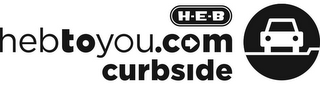 H-E-B HEBTOYOU.COM CURBSIDE logo