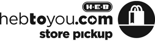 H-E-B HEBTOYOU.COM STORE PICKUP logo