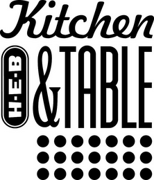 H-E-B KITCHEN & TABLE logo