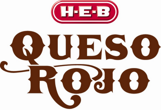 H-E-B QUESO ROJO logo
