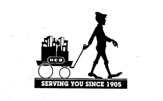 H-E-B SERVING YOU SINCE 1905 logo