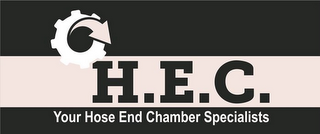 H. E. C. YOUR HOSE END CHAMBER SPECIALISTS logo
