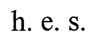 H. E. S. logo