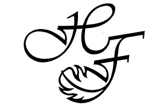 H F logo