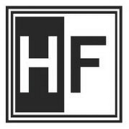 H F logo