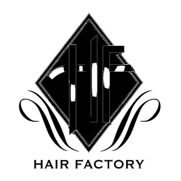 H F HAIR FACTORY logo