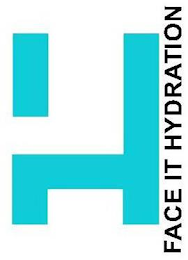 H FACE IT HYDRATION logo