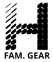 H FAM. GEAR logo