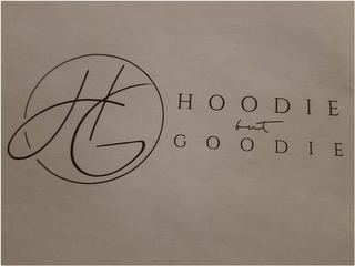H G HOODIE BUT GOODIE logo