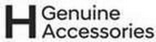 H GENUINE ACCESSORIES logo