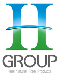 H GROUP REAL NATURAL REAL PRODUCTS logo