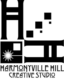 H H HARMONYVILLE HILL CREATIVE STUDIO logo