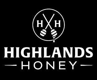 H H HIGHLANDS HONEY logo