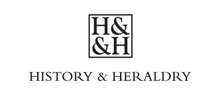 H & & H HISTORY & HERALDRY logo
