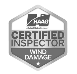 H HAAG A SALAS O'BRIEN COMPANY CERTIFIED INSPECTOR WIND DAMAGE logo