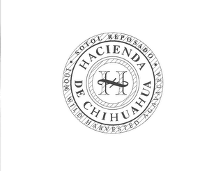 H HACIENDA DE CHIHUAHUA SOTOL REPOSADO 100% WILD HARVESTED AGAVACEA logo