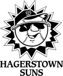 H HAGERSTOWN SUNS logo