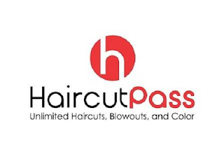 H HAIRCUTPASS UNLIMITED HAIRCUTS, BLOWOUTS, AND COLOR logo