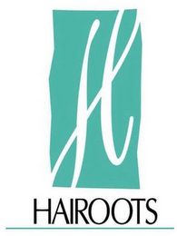 H HAIROOTS logo