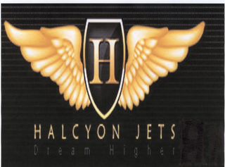H HALCYON JETS DREAM HIGHER logo