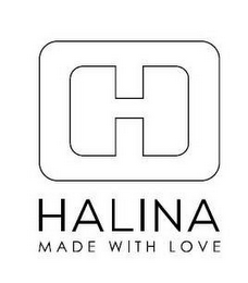 H HALINA MADE WITH LOVE logo