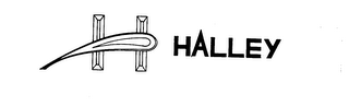 H HALLEY logo