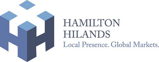 H HAMILTON HILANDS LOCAL PRESENCE. GLOBALMARKETS. logo