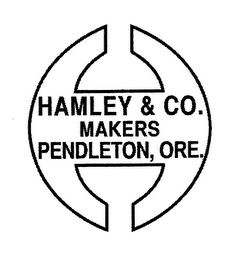 H HAMLEY & CO. MAKERS PENDLETON, ORE. logo