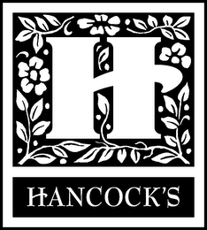 H HANCOCK'S logo